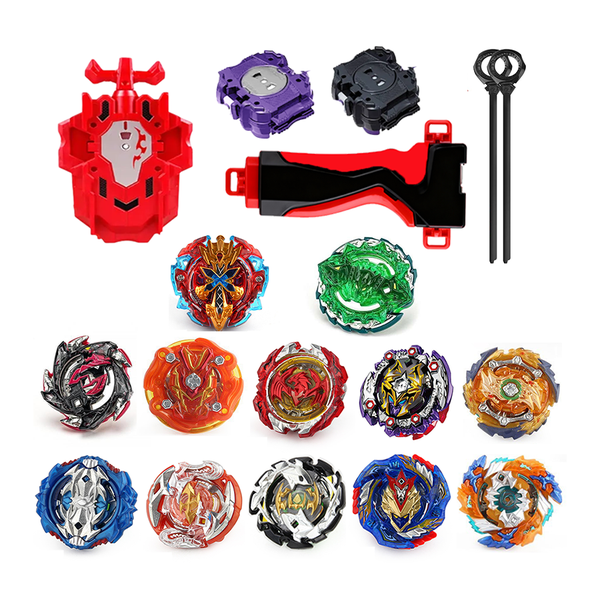 Burst Gyro Toy Set For Kids Launchers Metal Fusion Game Gyro