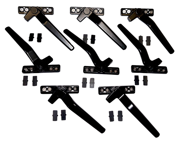 Black Aluminium Solid Handle Combo 8