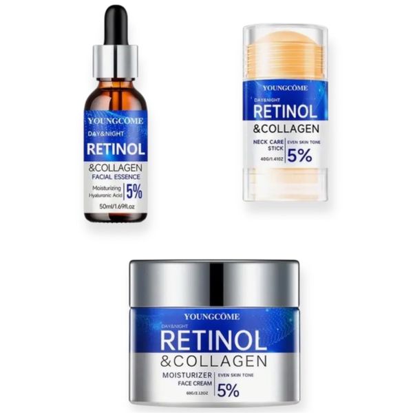 Retinol and Collagen Anti-Aging 3-Piece Skincare Set