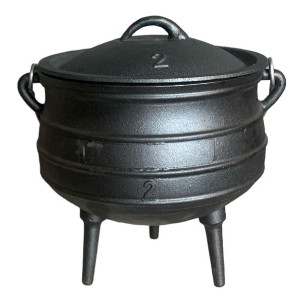 Pot No.2 Cast Iron Black 26x25x27cm 3 Leg