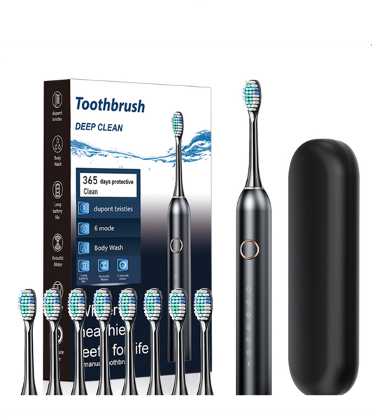 Rechargeable Electric Toothbrush for Adults and Kids 6 Modes