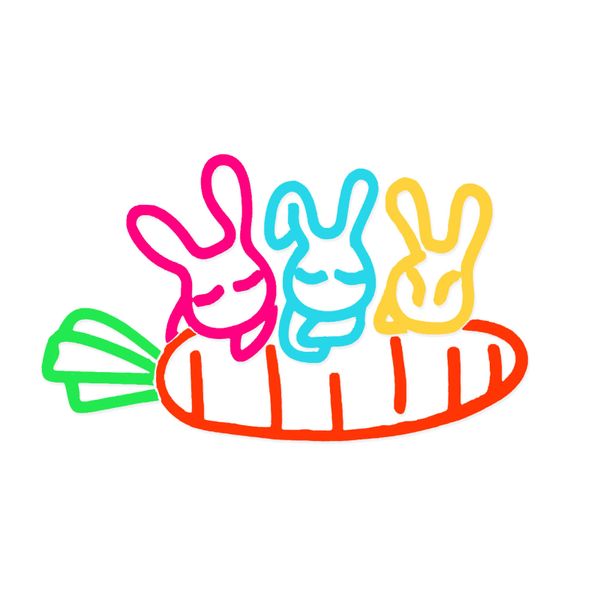 Easter Rabbit Neon Sign for Easter Decorations, Party Home Room Decor