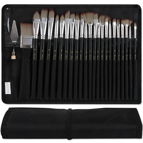 Acrylic Paint Brushes Set Premium Artist Paint Brushes Art Supplies 24 Pack