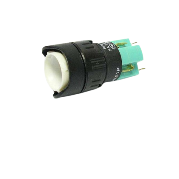 P1800M1S Ø18mm Illuminated Momentary Push Button Switch - IP40, 1P, Solder