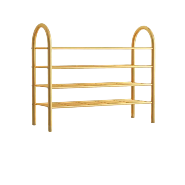 Shoe Rack Metal 4Tier Shoe Storage Organizer