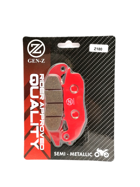 GEN-Z Semi-Metallic Front Brake Pads - Honda/Malaguti/Rieju (Z180)