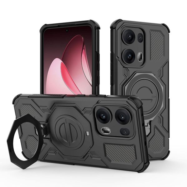 Phone Case Compatible With Oppo Reno 13 Pro Ring Stand Holder Back Cover