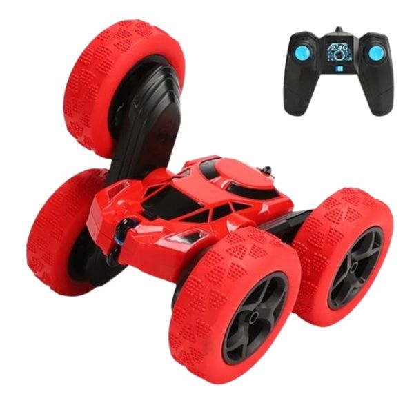 Stunt Car Remote Controlled - Double-Sided High-Speed - 360 Flip Red