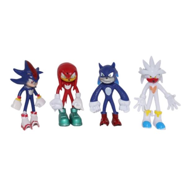 4 Pieces Sonic the Hedgehog game Cute Toys