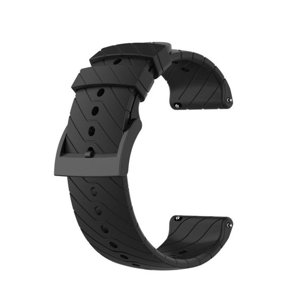 Silicone Strap Compatible with Suunto 9-Black