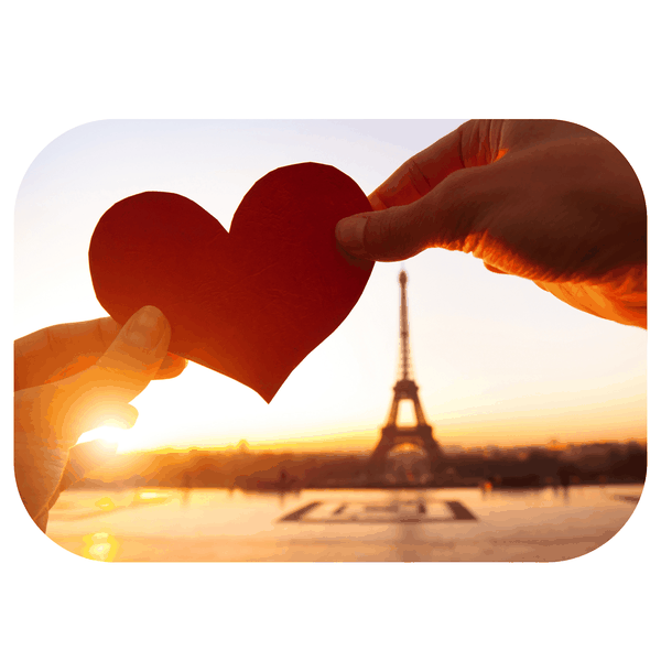 Sunlight Heart Printed mouse pad