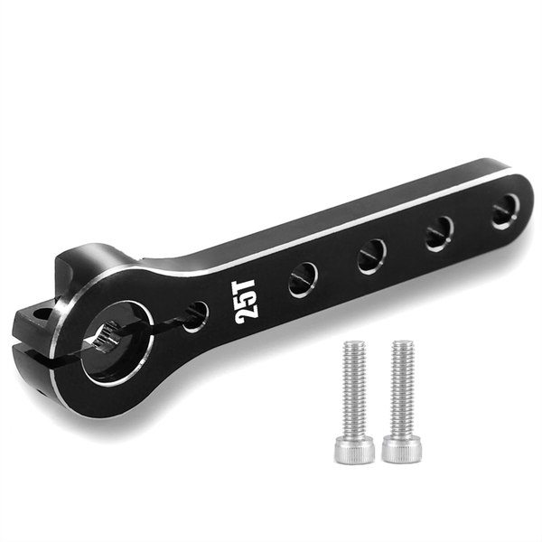 Metal 25T Steering Arm Servo Horn For 1/10 Rc Crawler Parts Red