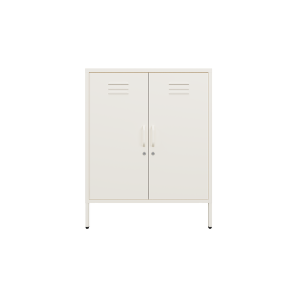 Sugar Cube Cabinet - Soft White