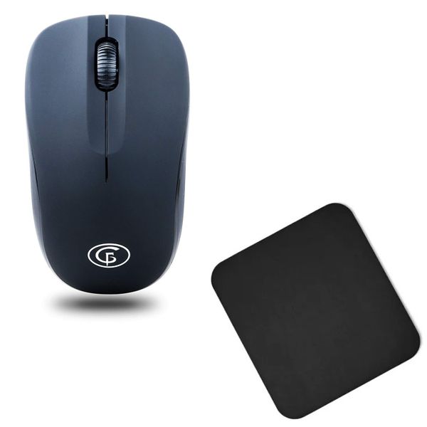 GoFreetech 1600DPI Wireless Basic Mouse With Mousepad Combo