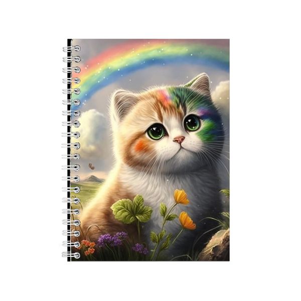 Soft Scottish Kitten Art Notebook Animal Gift Idea Notepad Pad 115