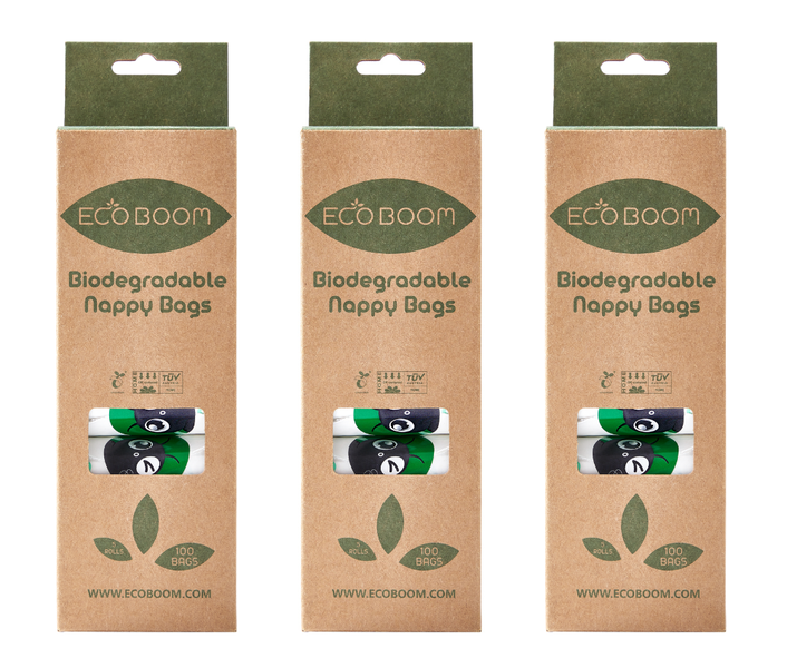 Eco Boom 300 Nappy Bags - Biodegradable