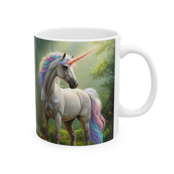 Mystical Jungle Rainbow Unicorn Coffee Mug