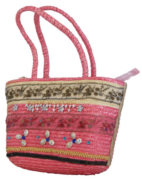 Fino CJK-05046 Exotic Style Straw Beach Bag & Shopping Bag | Shop Today ...