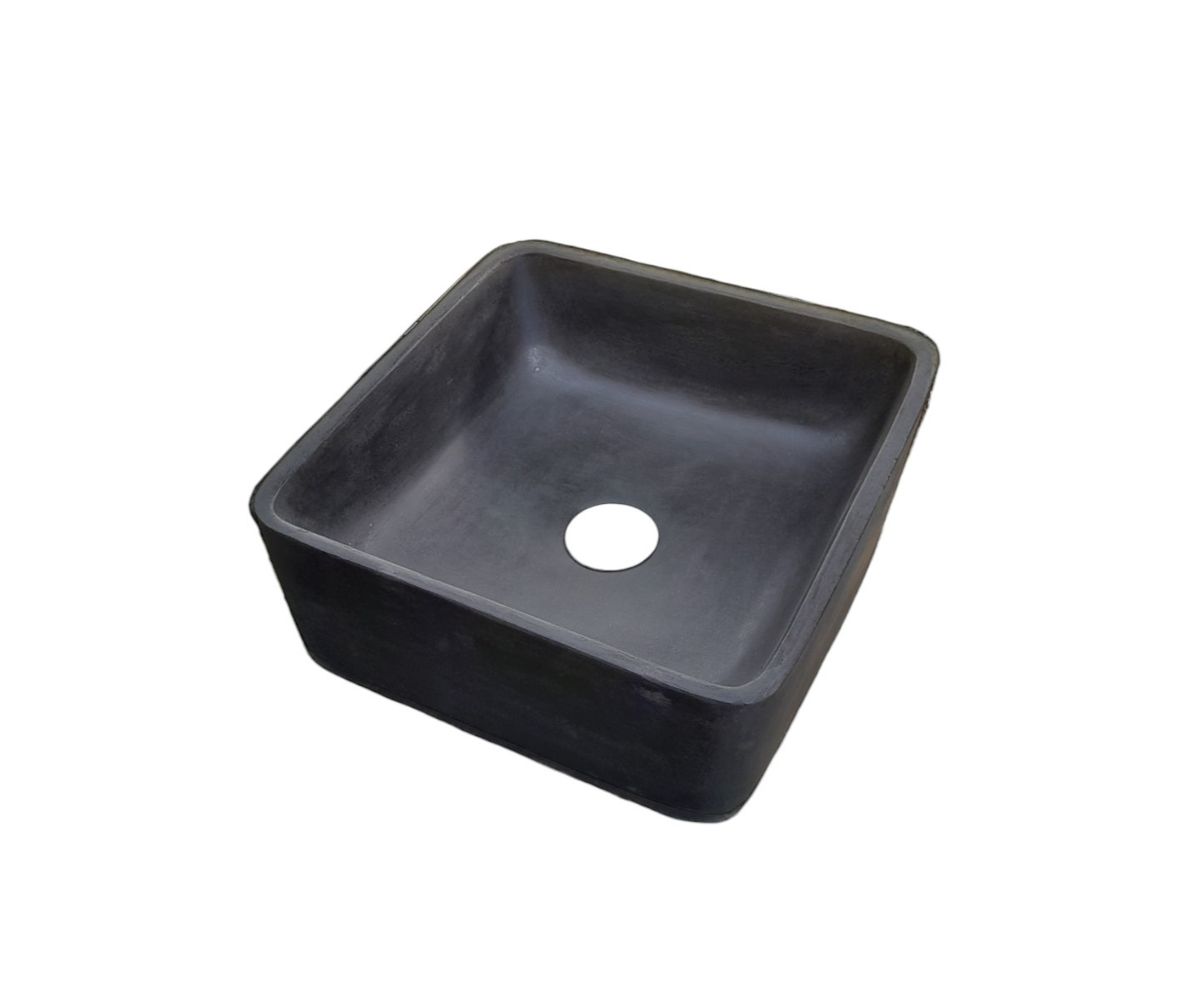 Bespoke Black Cube Basin/Sink 31x31x12cm