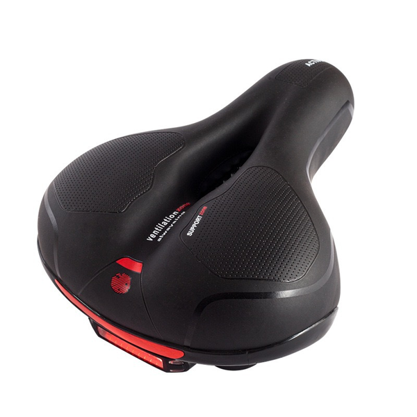 Padded Bike Seat with Light - Extra Thick, Shock-Absorbing