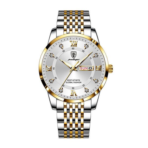 Men'S Quartz Watch, 30 Meter Waterproof Luminous Business Watch