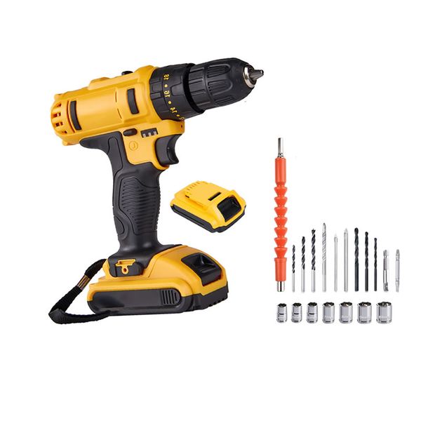 25V 7500mAh Cordless Electric Drill Set -A77