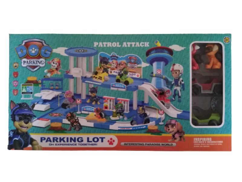 Dog Patrol - Parking Lot Play Set