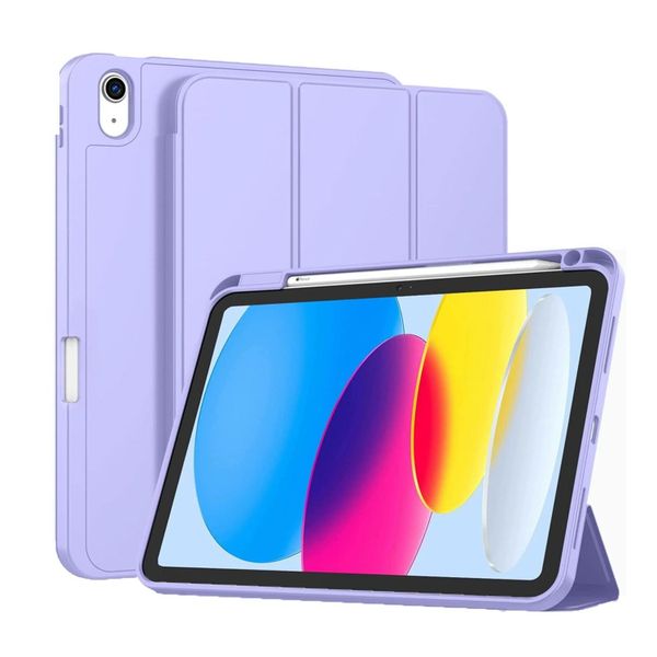 Smart Cover-Purple Compatible with iPad (A16)11th Generation Case11In/10th