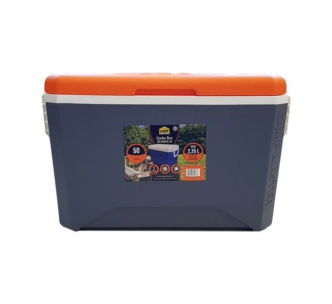 Campmaster Cooler Box 50 liters (Orange Lid)