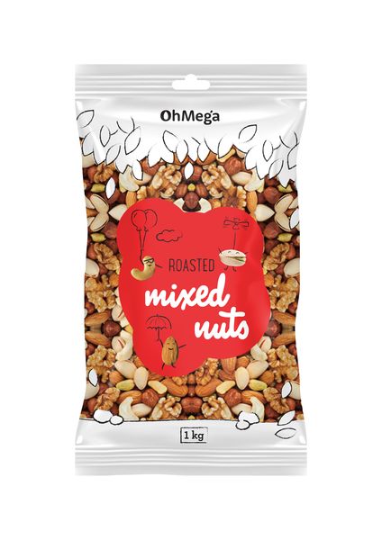 OhMega Luxury Mix nuts Roasted 1kg