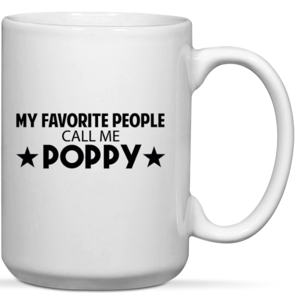 My Favorite People Call Me Poppy Dad Gift Mug