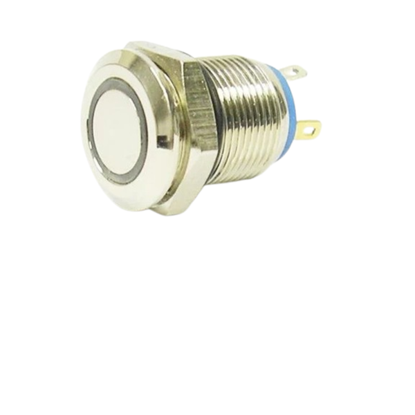 AVP12F-M1NCB12 12mm Vandal-Proof Switch Blue LED 12V 2A 36VDC IP65