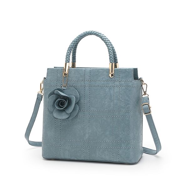 HB-Z9561, Ladies Rose Detail PU Handbag