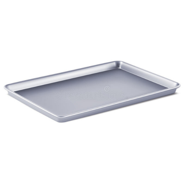 Gatto Pressed Aluminized Steel Baking Tray- 600x 400x 30mm