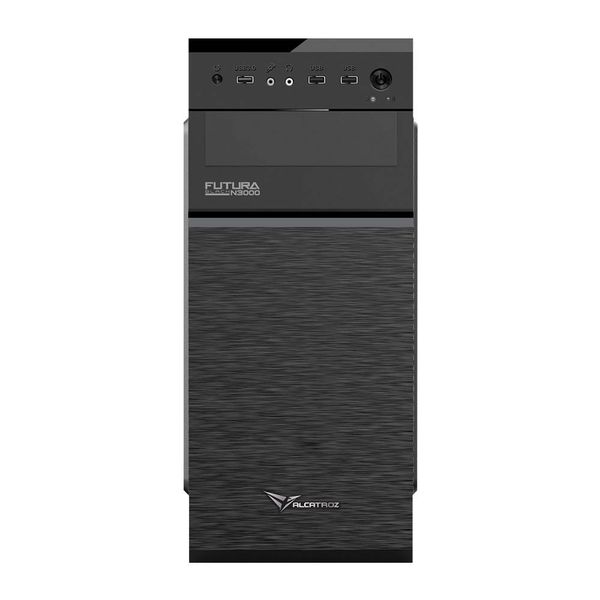 Alcatroz Futura Black N3000 ATX Case with Magnum Pro 225 PSU - Black