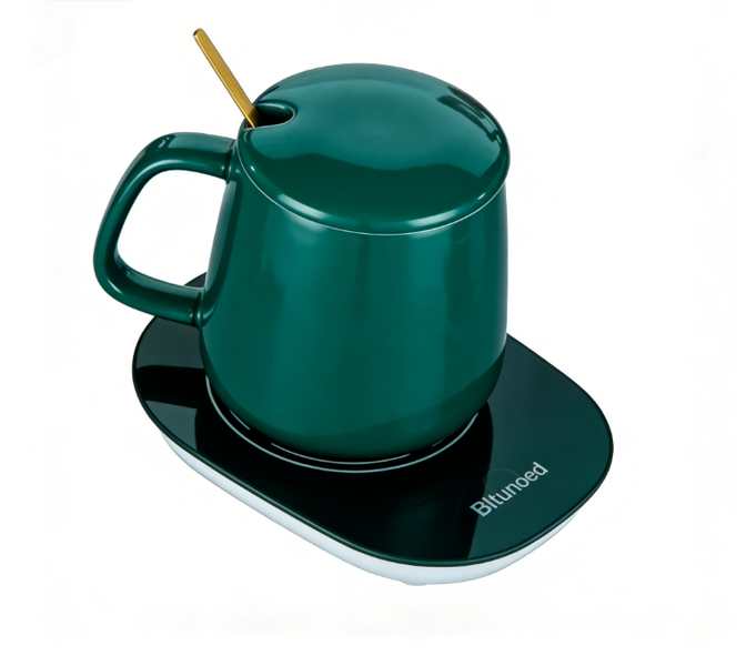 Bltunoed Ceramic Thermos Flask With Heating Function, 400 Millilitres
