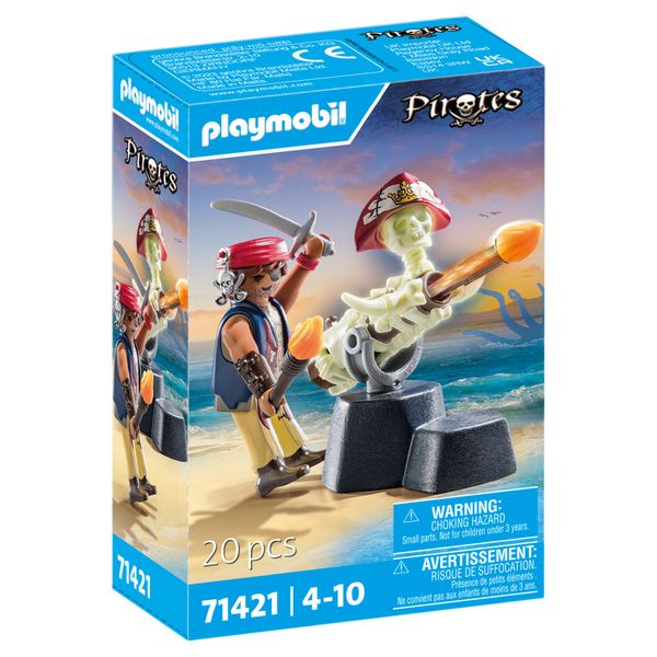 Playmobil Pirates - Cannon Master Playset - 20 Piece