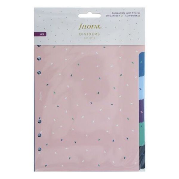 Filofax A5 Organiser Refill Dividers - Garden