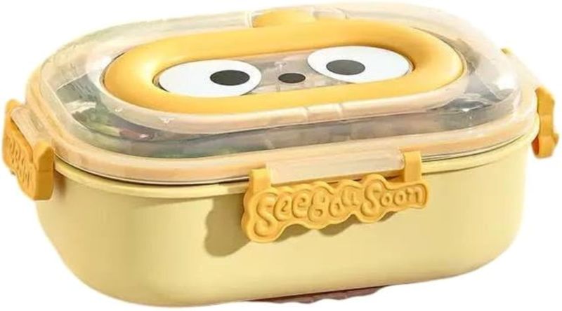 Top Star Big Eyes Design Stainless Steel Lunch Box