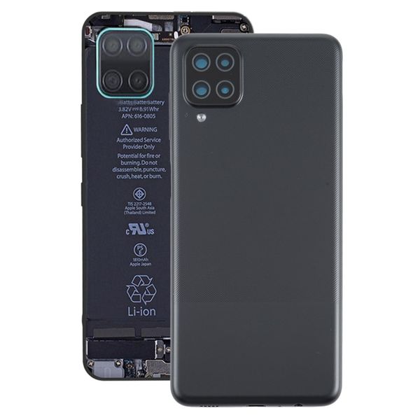 Quality BLACK Back Cover Replacement For SAM A12