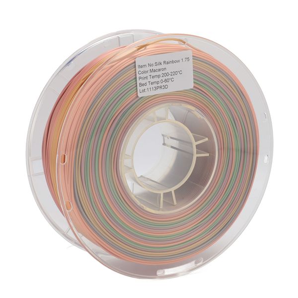 Silk PLA Filament 1.75mm - 1kg Multicolor Matte