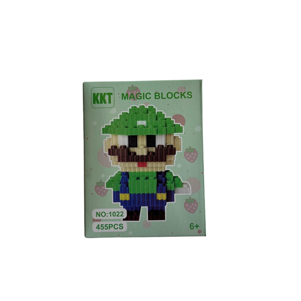 KKT Magic Blocks Mario Brother Luigi Mini Figure