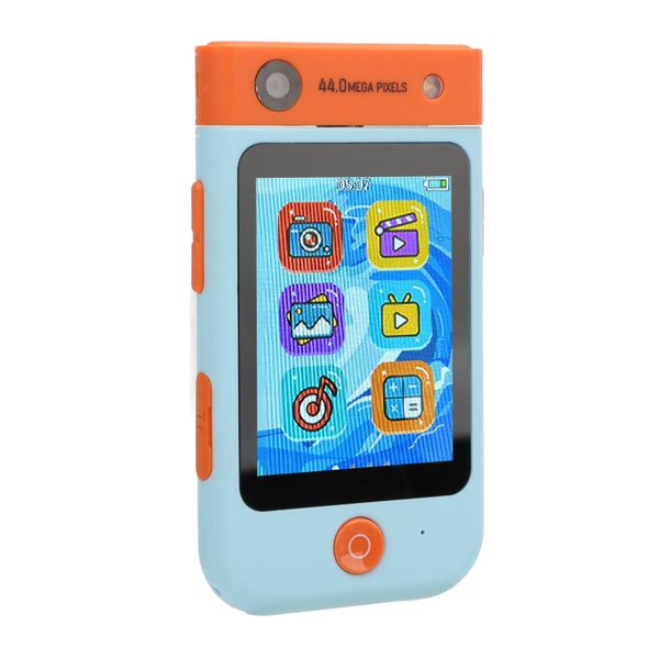 48MP Digital Cam, 2.8" IPS Touch, AF, With Alarm Clock, MP3 Player, Blue
