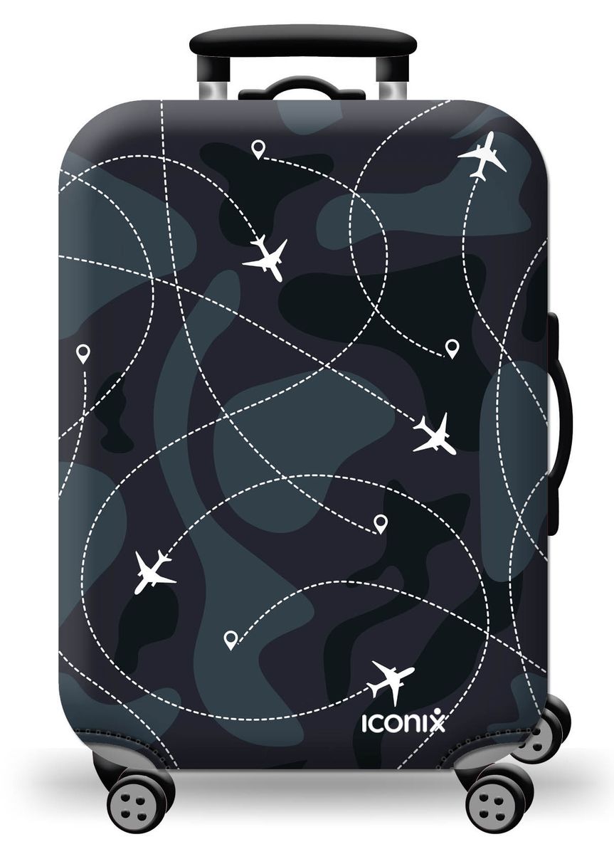 Iconix Printed Luggage Protector - This Way or That