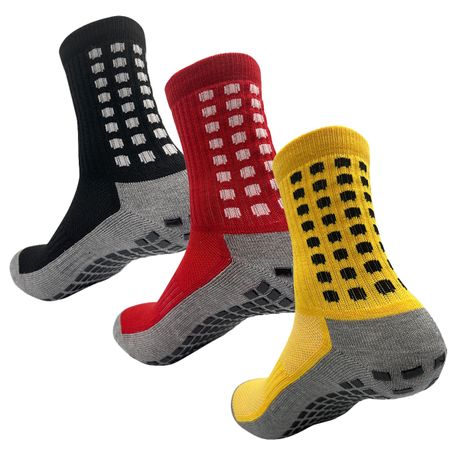 Anti-slip Athletic Sock for Men Women, Soccer Sock with Grips, Non-skid  Slipper Sock, Trainning Sock for Yoga Gym Football…
