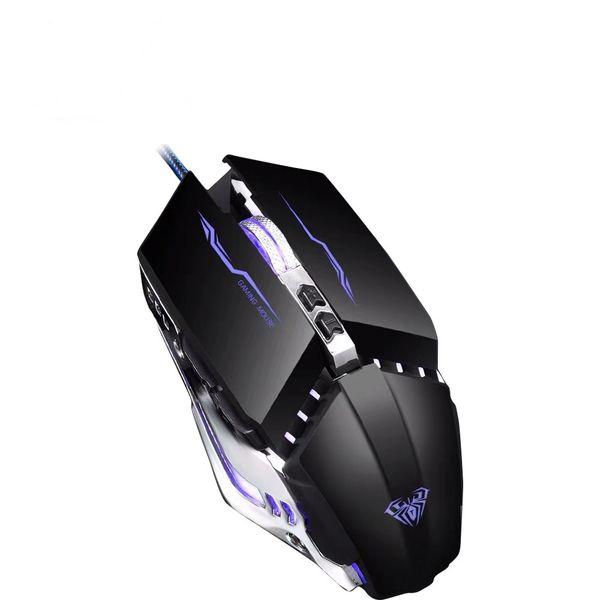 DW AULA S30 Wired 7 Button -DPI RGB Gaming Mouse BLACK