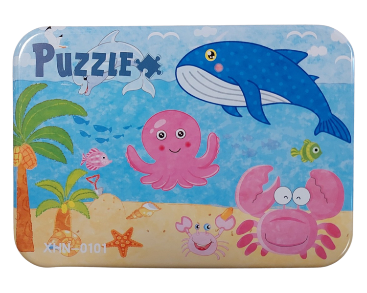 4 Puzzles in a Tin Ocean Life