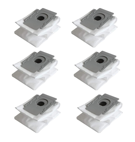 6 Pack Dirt Disposal Replacement Dust Bags For iRobot Roomba i7 i7+ E5 S9+