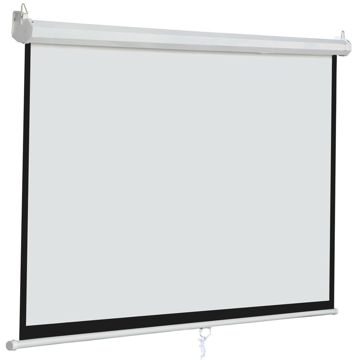 manual control projector screen