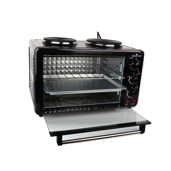 Digimark Electric Mini Oven with Dual Hot Plates